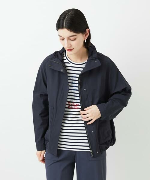 Maison de CINQ / メゾン ドゥ サンク セットアップ | グログランショートマウンテンパーカー（ネイビー）