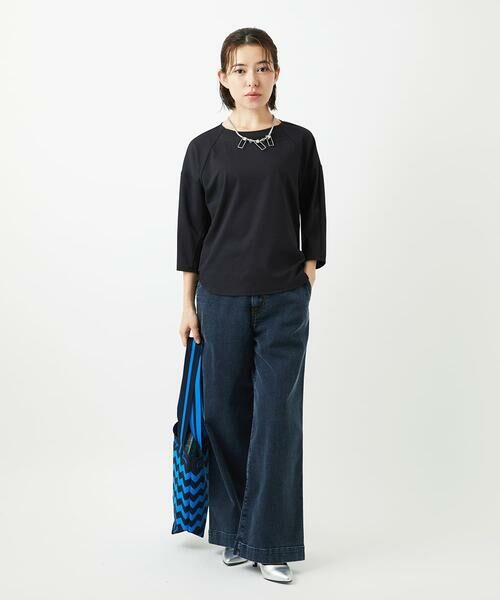 Maison de CINQ / メゾン ドゥ サンク カットソー | [セットアップ対応]ドルマンスリーブシアーポンチカットソー | 詳細12