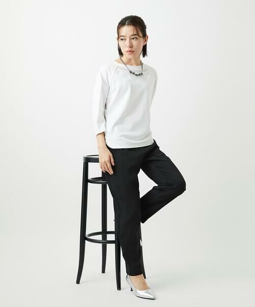 Maison de CINQ / メゾン ドゥ サンク カットソー | [セットアップ対応]ドルマンスリーブシアーポンチカットソー | 詳細14