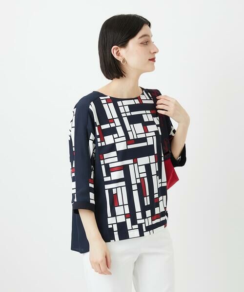 Maison de CINQ / メゾン ドゥ サンク カットソー | トリコロールドルマンスリーブカットソー | 詳細1