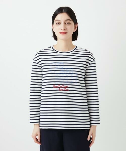 Maison de CINQ / メゾン ドゥ サンク カットソー | ロゴポンチジャージーカットソー | 詳細3