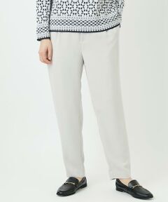 Maison de CINQ / メゾン ドゥ サンク ショート・ハーフ・半端丈パンツ | [日本製]リラックスサテンテーパードパンツ