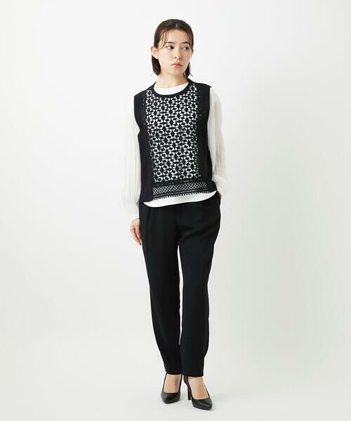 Maison de CINQ / メゾン ドゥ サンク ショート・ハーフ・半端丈パンツ | [日本製]リラックスサテンテーパードパンツ | 詳細12