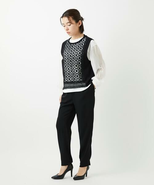 Maison de CINQ / メゾン ドゥ サンク ショート・ハーフ・半端丈パンツ | [日本製]リラックスサテンテーパードパンツ | 詳細13