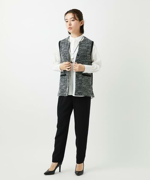 Maison de CINQ / メゾン ドゥ サンク ショート・ハーフ・半端丈パンツ | [日本製]リラックスサテンテーパードパンツ | 詳細17