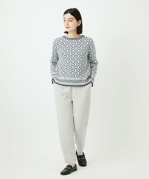 Maison de CINQ / メゾン ドゥ サンク ショート・ハーフ・半端丈パンツ | [日本製]リラックスサテンテーパードパンツ | 詳細21