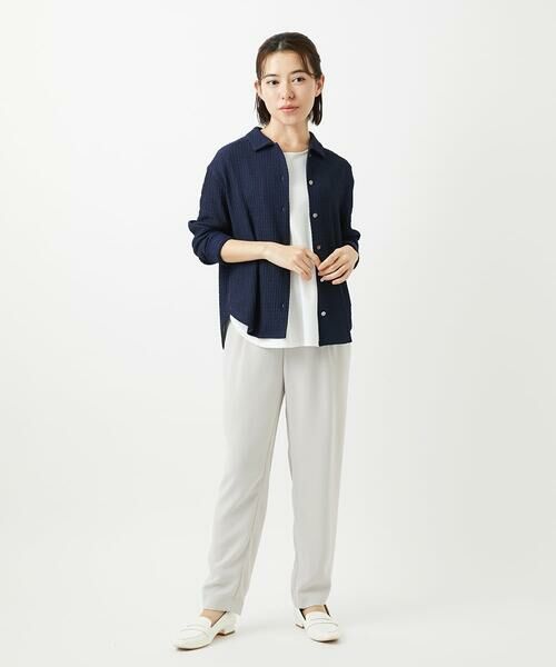 Maison de CINQ / メゾン ドゥ サンク ショート・ハーフ・半端丈パンツ | [日本製]リラックスサテンテーパードパンツ | 詳細27