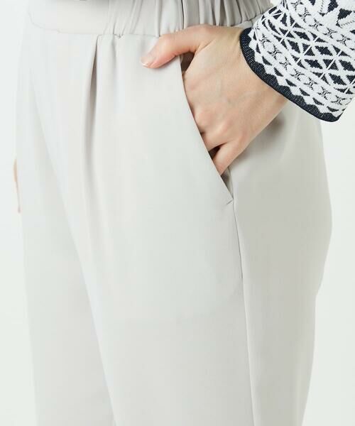 Maison de CINQ / メゾン ドゥ サンク ショート・ハーフ・半端丈パンツ | [日本製]リラックスサテンテーパードパンツ | 詳細8