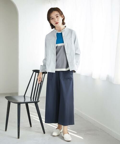 Maison de CINQ / メゾン ドゥ サンク その他パンツ | [新色追加][日本製/多機能素材]ジャージーガウチョパンツ | 詳細24