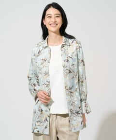 Maison de CINQ / メゾン ドゥ サンク シャツ・ブラウス | フラワープリントシアーブラウス