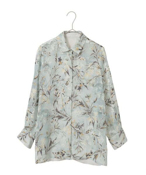 Maison de CINQ / メゾン ドゥ サンク シャツ・ブラウス | フラワープリントシアーブラウス | 詳細13