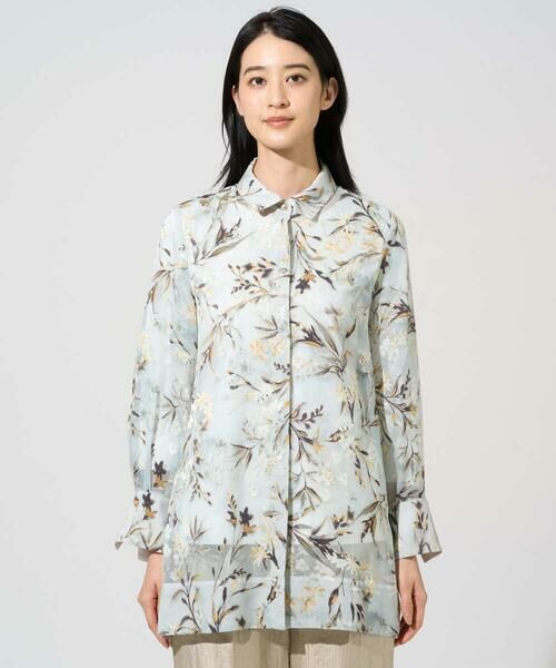 Maison de CINQ / メゾン ドゥ サンク シャツ・ブラウス | フラワープリントシアーブラウス | 詳細2