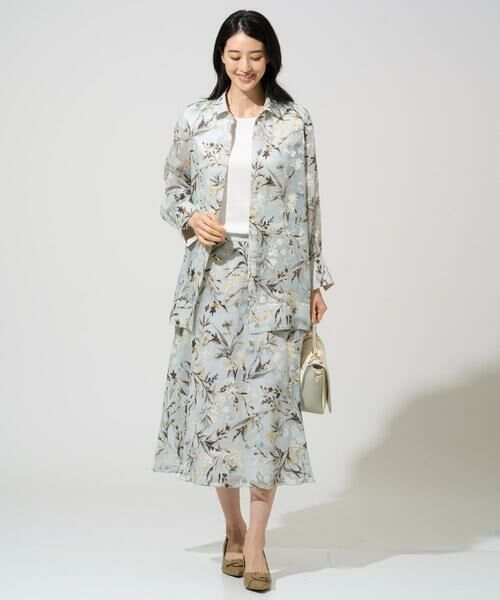 Maison de CINQ / メゾン ドゥ サンク シャツ・ブラウス | フラワープリントシアーブラウス | 詳細9