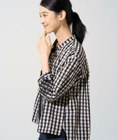 Maison de CINQ / メゾン ドゥ サンク シャツ・ブラウス | [セットアップ対応]シャンブレーチェックブラウス