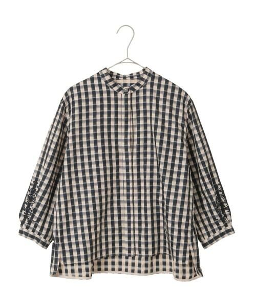 Maison de CINQ / メゾン ドゥ サンク シャツ・ブラウス | [セットアップ対応]シャンブレーチェックブラウス | 詳細16