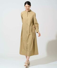 Maison de CINQ / メゾン ドゥ サンク ロング・マキシ丈ワンピース | バンドカラーシャツワンピース