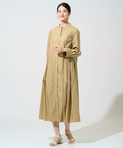 Maison de CINQ / メゾン ドゥ サンク ロング・マキシ丈ワンピース | バンドカラーシャツワンピース | 詳細1