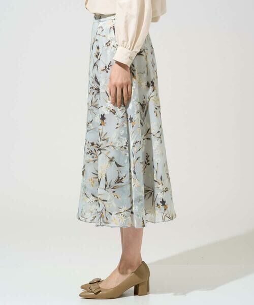 Maison de CINQ / メゾン ドゥ サンク ロング・マキシ丈スカート | ［セットアップ対応］フラワープリントシアースカート | 詳細16