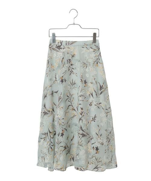 Maison de CINQ / メゾン ドゥ サンク ロング・マキシ丈スカート | ［セットアップ対応］フラワープリントシアースカート | 詳細8