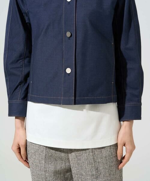 Maison de CINQ / メゾン ドゥ サンク セットアップ | [セットアップ対応]ジャージーデニムライクジャケット | 詳細15