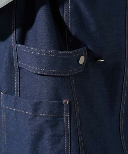 Maison de CINQ / メゾン ドゥ サンク ベスト | [セットアップ対応]ジャージーデニムライクジレ | 詳細10