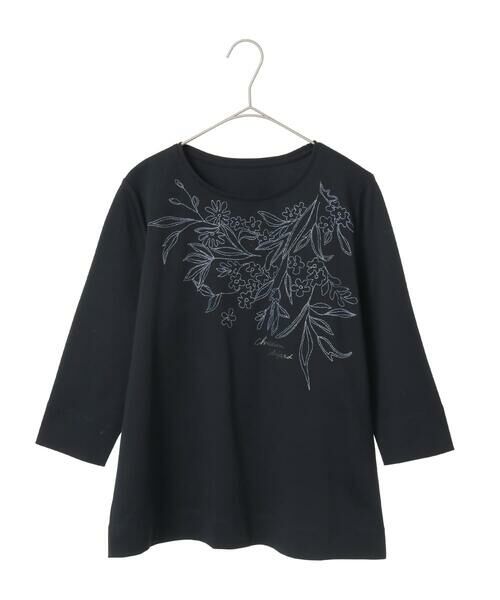 Maison de CINQ / メゾン ドゥ サンク カットソー | フラワー刺繍カットソー | 詳細21