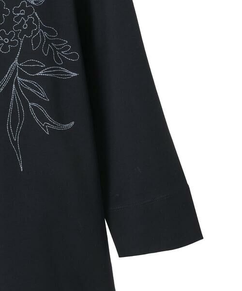 Maison de CINQ / メゾン ドゥ サンク カットソー | フラワー刺繍カットソー | 詳細24