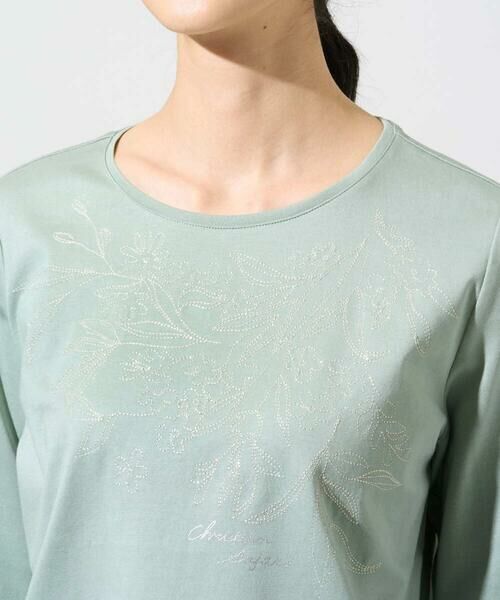 Maison de CINQ / メゾン ドゥ サンク カットソー | フラワー刺繍カットソー | 詳細7