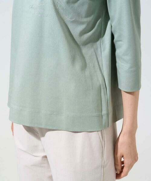 Maison de CINQ / メゾン ドゥ サンク カットソー | フラワー刺繍カットソー | 詳細9