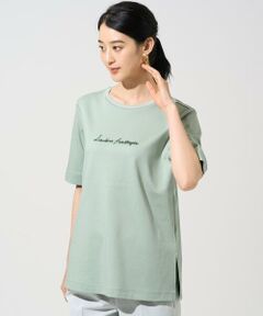 Maison de CINQ / メゾン ドゥ サンク カットソー | ビジューロゴカットソー