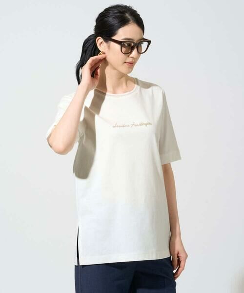 Maison de CINQ / メゾン ドゥ サンク カットソー | ビジューロゴカットソー | 詳細2