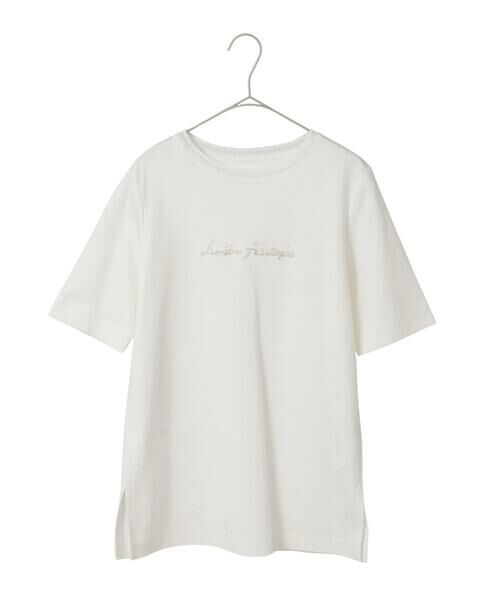 Maison de CINQ / メゾン ドゥ サンク カットソー | ビジューロゴカットソー | 詳細27