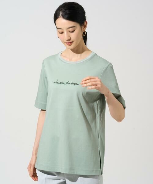 Maison de CINQ / メゾン ドゥ サンク カットソー | ビジューロゴカットソー | 詳細3