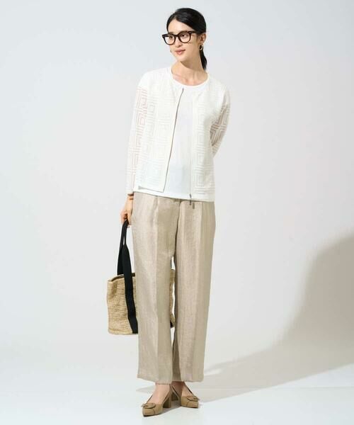 Maison de CINQ / メゾン ドゥ サンク チノ・ワークパンツ | ワッシャーサテンセミワイドパンツ | 詳細14