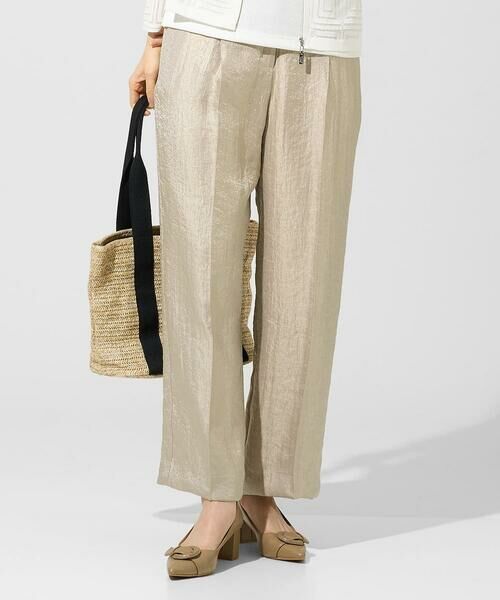 Maison de CINQ / メゾン ドゥ サンク チノ・ワークパンツ | ワッシャーサテンセミワイドパンツ | 詳細2