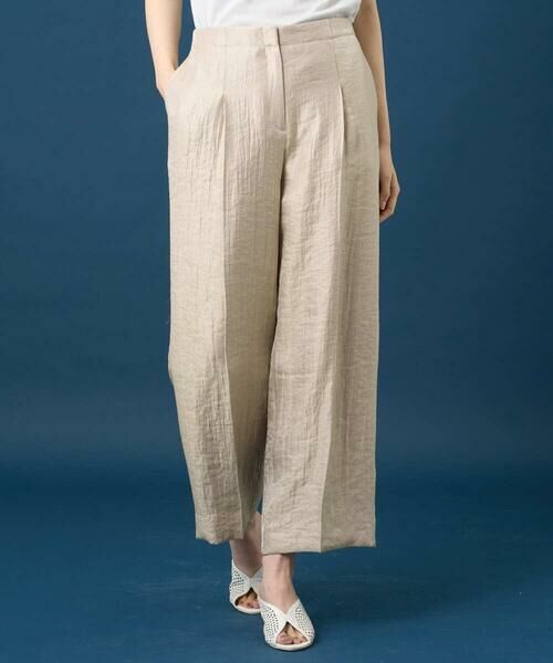 Maison de CINQ / メゾン ドゥ サンク チノ・ワークパンツ | ワッシャーサテンセミワイドパンツ | 詳細4