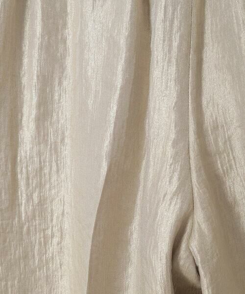 Maison de CINQ / メゾン ドゥ サンク チノ・ワークパンツ | ワッシャーサテンセミワイドパンツ | 詳細6