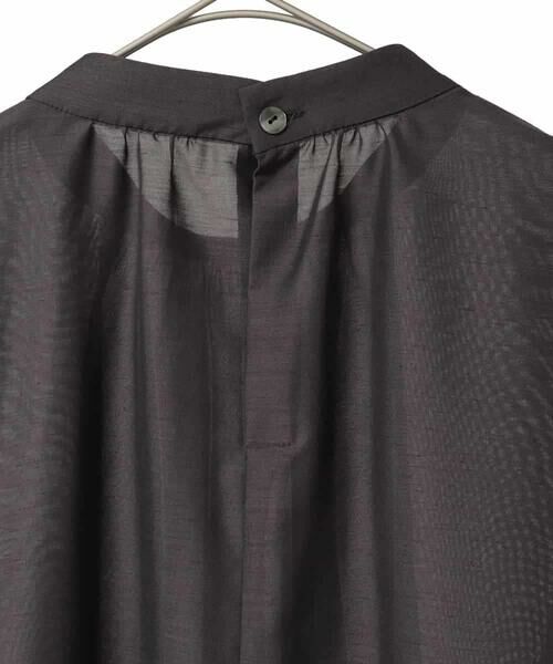 Maison de CINQ / メゾン ドゥ サンク シャツ・ブラウス | 【小さいサイズ】スタンドカラーかまぼこプリーツブラウス | 詳細20