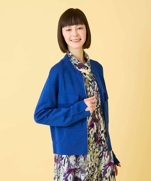 Maison de CINQ / メゾン ドゥ サンク カーディガン・ボレロ | 【小さいサイズ】ステッチアクセントミラノリブカーディガン | 詳細15