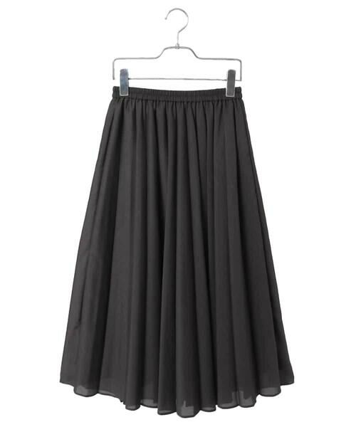 Maison de CINQ / メゾン ドゥ サンク ロング・マキシ丈スカート | 【小さいサイズ】かまぼこプリーツスカート | 詳細12