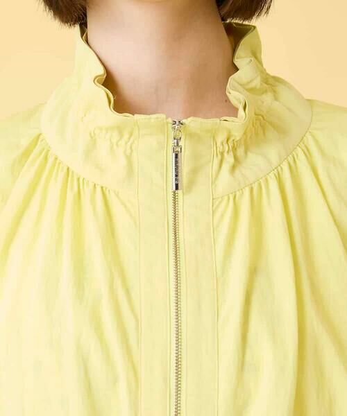 Maison de CINQ / メゾン ドゥ サンク セットアップ | 【小さいサイズ】ナチュラルワッシャーギャザーライトブルゾン | 詳細11