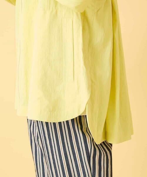 Maison de CINQ / メゾン ドゥ サンク セットアップ | 【小さいサイズ】ナチュラルワッシャーギャザーライトブルゾン | 詳細15