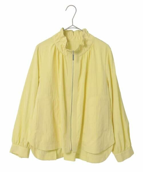 Maison de CINQ / メゾン ドゥ サンク セットアップ | 【小さいサイズ】ナチュラルワッシャーギャザーライトブルゾン | 詳細28