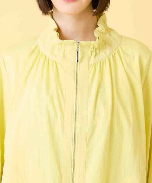 Maison de CINQ / メゾン ドゥ サンク セットアップ | 【小さいサイズ】ナチュラルワッシャーギャザーライトブルゾン | 詳細9