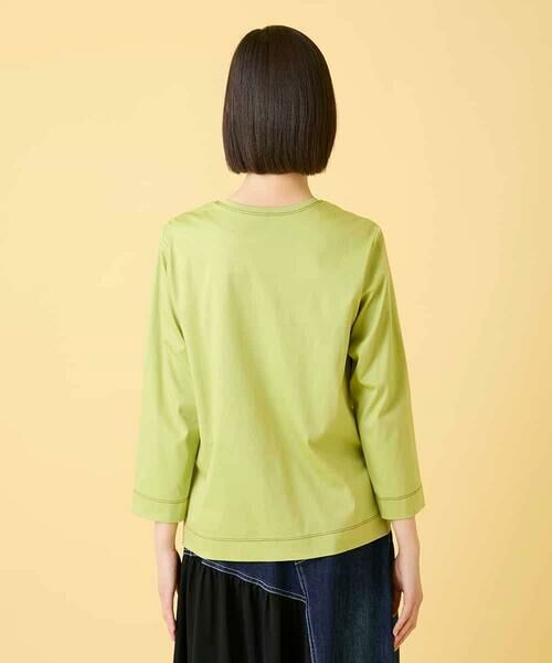 Maison de CINQ / メゾン ドゥ サンク カットソー | 【小さいサイズ】サボテン刺繍コットンTシャツ | 詳細5