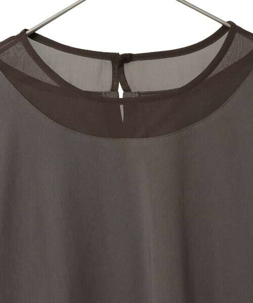 Maison de CINQ / メゾン ドゥ サンク カットソー | 【小さいサイズ】異素材ドッキングフレアカットソー | 詳細21