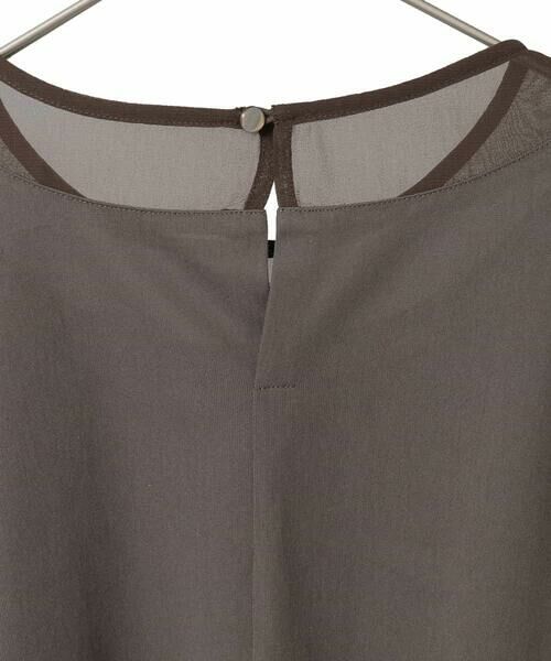 Maison de CINQ / メゾン ドゥ サンク カットソー | 【小さいサイズ】異素材ドッキングフレアカットソー | 詳細22
