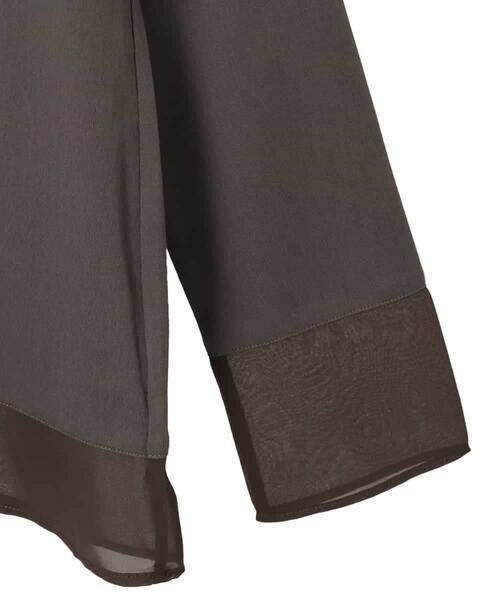 Maison de CINQ / メゾン ドゥ サンク カットソー | 【小さいサイズ】異素材ドッキングフレアカットソー | 詳細23