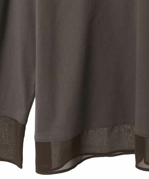 Maison de CINQ / メゾン ドゥ サンク カットソー | 【小さいサイズ】異素材ドッキングフレアカットソー | 詳細24