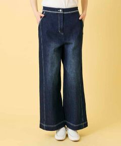 Maison de CINQ / メゾン ドゥ サンク その他パンツ | 【小さいサイズ】ステッチポイントストレッチデニムパンツ